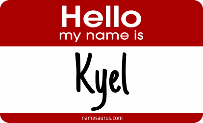 Hello my name is Kyel png download