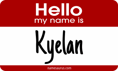 Hello my name is Kyelan png download