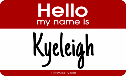 Hello my name is Kyeleigh png download
