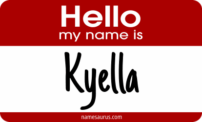 Hello my name is Kyella png download