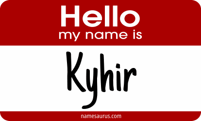 Hello my name is Kyhir png download