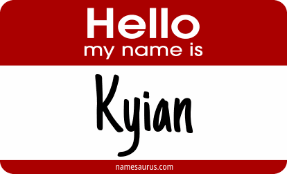 Hello my name is Kyian png download