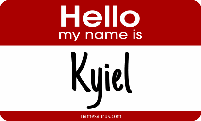 Hello my name is Kyiel png download