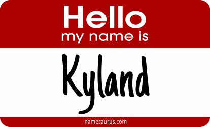 Hello my name is Kyland png download