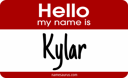 Hello my name is Kylar png download