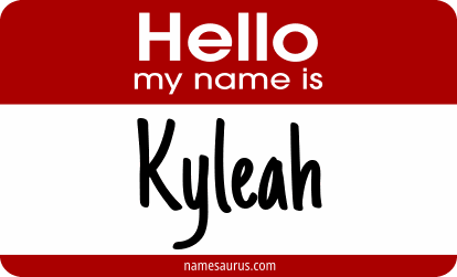 Hello my name is Kyleah png download