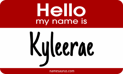 Hello my name is Kyleerae png download