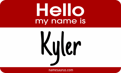 Hello my name is Kyler png download