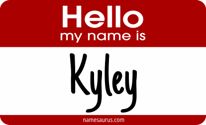 Hello my name is Kyley png download