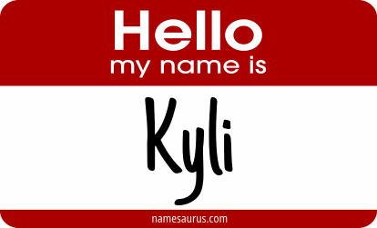 Hello my name is Kyli png download