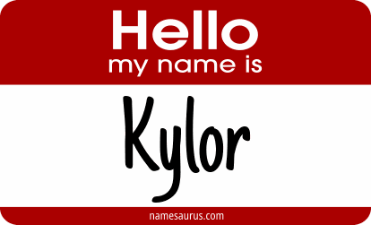 Hello my name is Kylor png download