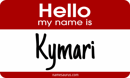 Hello my name is Kymari png download