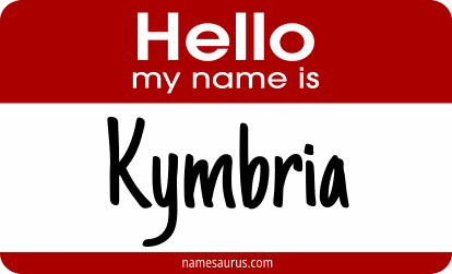 Hello my name is Kymbria png download