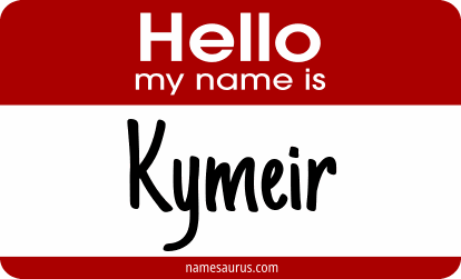 Hello my name is Kymeir png download