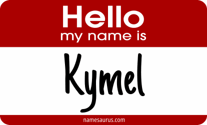 Hello my name is Kymel png download
