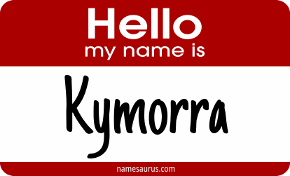 Hello my name is Kymorra png download