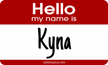 Hello my name is Kyna png download