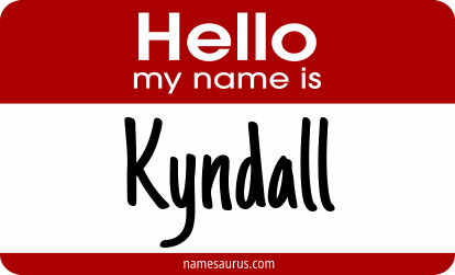 Hello my name is Kyndall png download