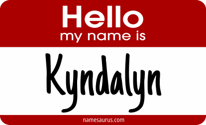 Hello my name is Kyndalyn png download