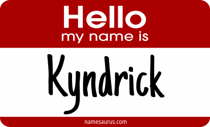 Hello my name is Kyndrick png download