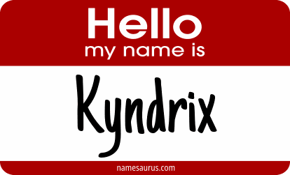 Hello my name is Kyndrix png download