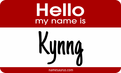 Hello my name is Kynng png download