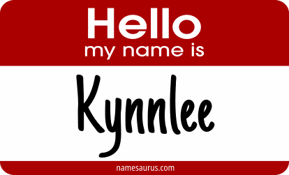 Hello my name is Kynnlee png download