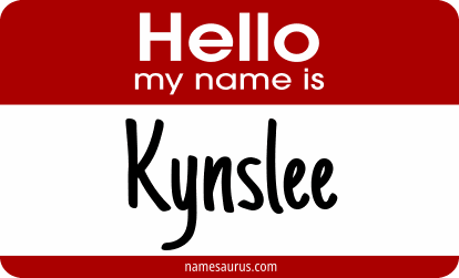 Hello my name is Kynslee png download