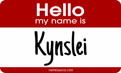 Hello my name is Kynslei png download