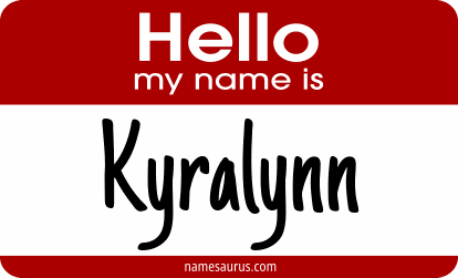 Hello my name is Kyralynn png download