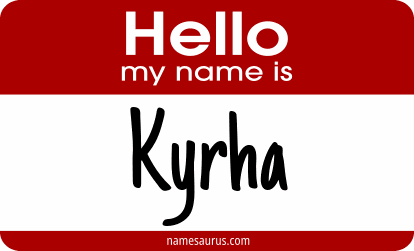Hello my name is Kyrha png download