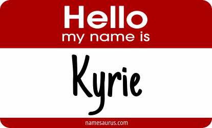 Hello my name is Kyrie png download