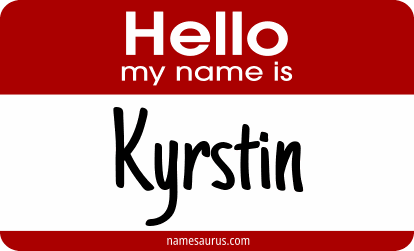 Hello my name is Kyrstin png download