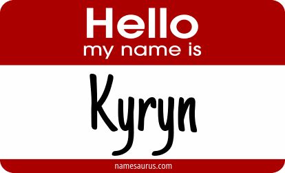 Hello my name is Kyryn png download