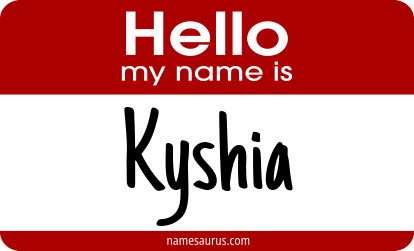Hello my name is Kyshia png download