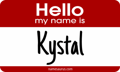 Hello my name is Kystal png download