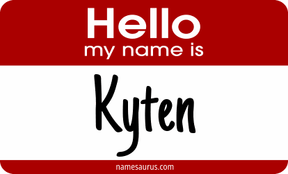 Hello my name is Kyten png download