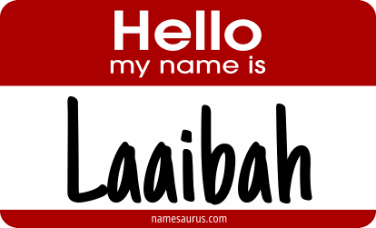 Hello my name is Laaibah png download
