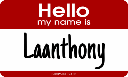Hello my name is Laanthony png download