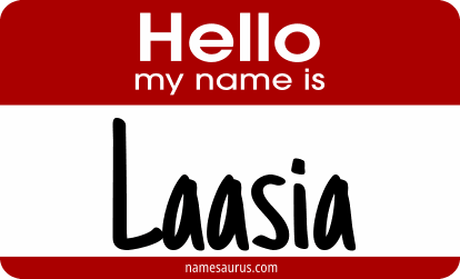 Hello my name is Laasia png download