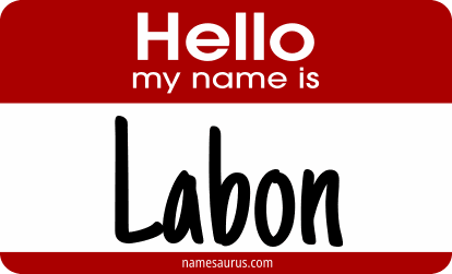 Hello my name is Labon png download