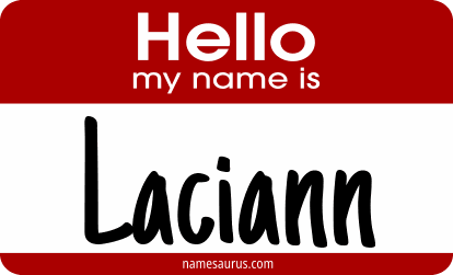 Hello my name is Laciann png download