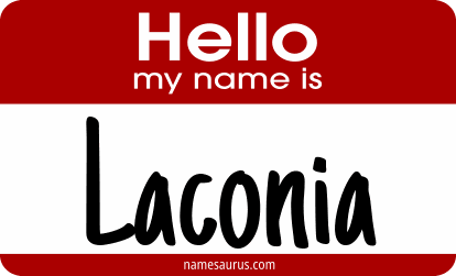 Hello my name is Laconia png download