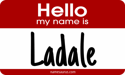 Hello my name is Ladale png download