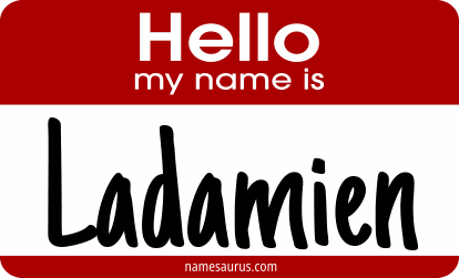 Hello my name is Ladamien png download