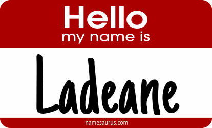 Hello my name is Ladeane png download
