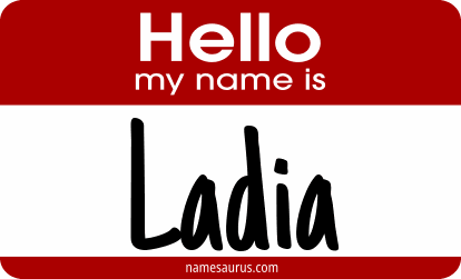 Hello my name is Ladia png download