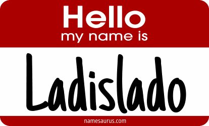 Hello my name is Ladislado png download