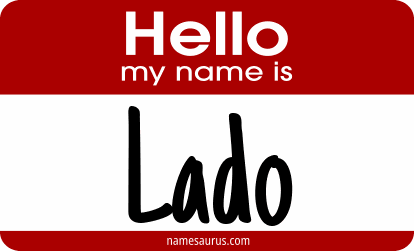 Hello my name is Lado png download