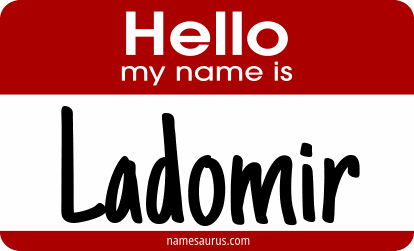 Hello my name is Ladomir png download